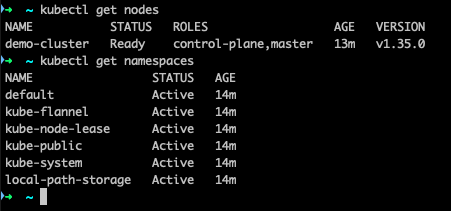 Nodes & Namespaces